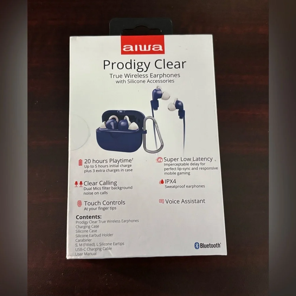 Prodigy Clear Wireless Earphones - Navy